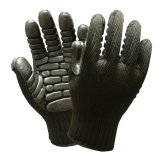 Latex Coated Anti-Vibration Impact-Resistant Mechanical Safety Working Gloves