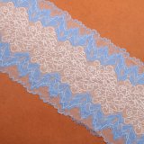 Hot Sales 100 White Polyester Lace Fabric Solid for Fashion Ladies' Wear
