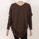 Gn1714 Yak and Wool Blended Ladies' Sweater