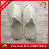 Cheap Disposable White Print Airline Slippers
