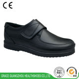 Unisex Leather Shoes Comfortble Shoes Black Orthopedic Shoes