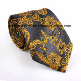 (041-046) Hot Sale Woven Jacquard Paisley Polyester Necktie