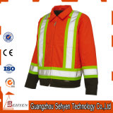 Hi Vis Reflective Waterproof Windproof Road Safety Jacket with Pockets