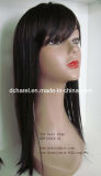 Heat Resistant Fiber Lace Front Long Black Straight Hair Synthetic Hair Wig