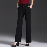 High Quality New Arrival Black Trousers Casual Pants for Women