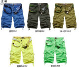 Men's Cargo Fashion Cotton Washed Pocket Casual Shorts