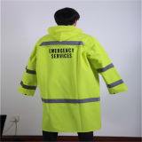 High Quality Fluorescent Reflective Emergency Raincoat