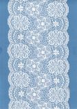 White Jacquard Nylon Lace for Underwear (LC1A-0004)