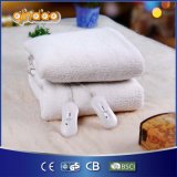 Synthetic Wool Fleece Electric Heated Blanket with Ce GS Certificate