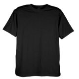 Hot Sale Men's Plain Cotton Polyester Round Neck T-Shirt