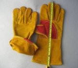 Cow Split Leather Welding Glove--6517
