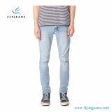 2017 Popular Diestressed Light Blue Denim Jeans for Men by Fly Jeans