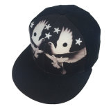 Custom Fashion 3D Embroidery Black Cotton Sports Cap Snapback Man Hats