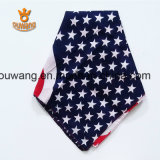 Wholesale National Flag Printed Cotton Square Scarf