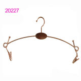 High Quality Gold Metal Underwear Swimwear Display Hangers with Clips