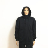 Fireproof Sampling Black Fleece Hoodie Workwear for Men