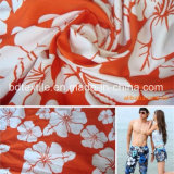 Cheap Peach Skin Printed 100% Polyester Microfiber for Beach Shorts