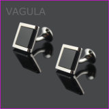 VAGULA Black Onyx Gemelos Cufflink Shirt Cuffs Cuff Links Hl62271