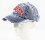 Customized Washed Baseball Cap with 3D Embroidery