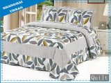 100%Cotton Leaf Print Bedding Bed Cover (Quilt)