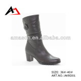 Leather Shoes Ankle Boots Fashion Classic Footwear for Lady (AKRD01)