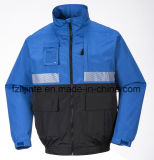 Men's Workwear Jacket with Reflective Tapes