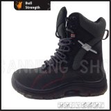 Nubuck Leather Safety Army Boot with Transparent PU Outsole (SN1354)