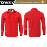 Red Military Assault Warm Softshell Clothing Fleece Shirt
