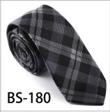 New Design Fashionable Silk/Polyester Check Tie (BS-180)