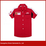 Customized Gas Station Cheap Price Short Sleeve Work Shirt for Summer (S63)