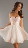 Beaded a-Line Chiffon Short Prom Dresses (PD3033)