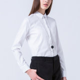 Wholesale New Pattern Ladies Long Sleeve White Formal Shirt Design