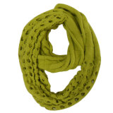 Lady Fashion Acrylic Knitted Infinity Scarf (YKY4169)