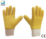Knit Wrist, Latex Fully Coated Work Gloves	 (L032)