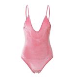 2017 Stylish Velvet Lycra Sexy Bikini One Piece Beach Swimwear for Ladies