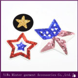 Five-Pointed Star Sequins Embroidered Iron Patches Embroidery
