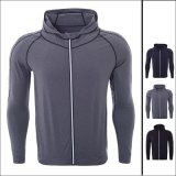 Men's Quick-Dry Gym Workout Hoodie Jacket Sports Running Sweatshirt