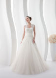 Hollow Sweetheart Beading Pearls Lace Tulle Skirt Wedding Dress