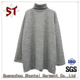 Women Simple Stand Collar Leisure Sweater