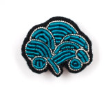 Factory Handmade Embroidery India Silk Patch for Bullion