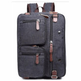 Canvas Multifunctional Messenger School Handbag Crossbody Bag Laptop Backpack