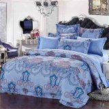 Wholesale Jacquard Cotton Bedding Set Bed Sheet Customized Logo
