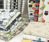 Printing 100%Linen Fabric for Dress Curtain Table Set Sofa