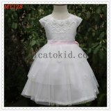 Embroidery Cake Long Tulle Dress for Party Wears Extendable