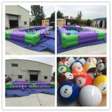 Giant Billiards Inflatable Snooker Ball Game/Outdoor Inflatable Snooker Pool for Snook Ball Game for Sale