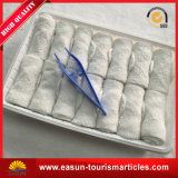Cotton Travel Disposable Towels in Plastic Tray