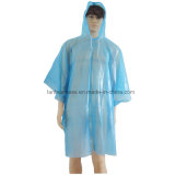 Attached Hood/ Disposable / PEVA / Blue Rain Clothing