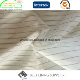 Polyester Black and White Men's Suit Sleeve Lining Fabric Supplier