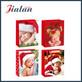 Wholesale Sleeping Baby Design Printed Christmas Shopping Gift Paper Bag