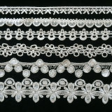 off White Lace Trim for Wedding Dress, Curtain Decoration, Lace Ribbon for Gift Wrapping L096